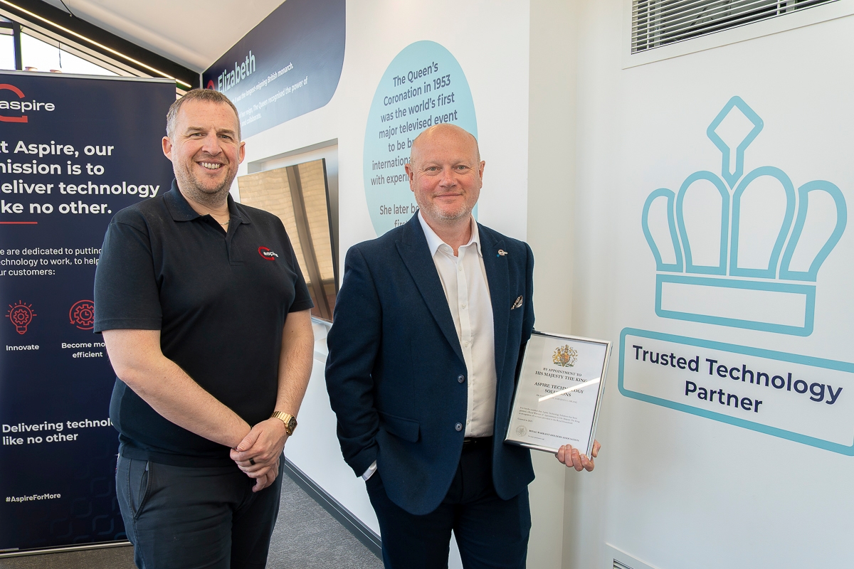 Aspire celebrates achieving Royal Warrant recognition